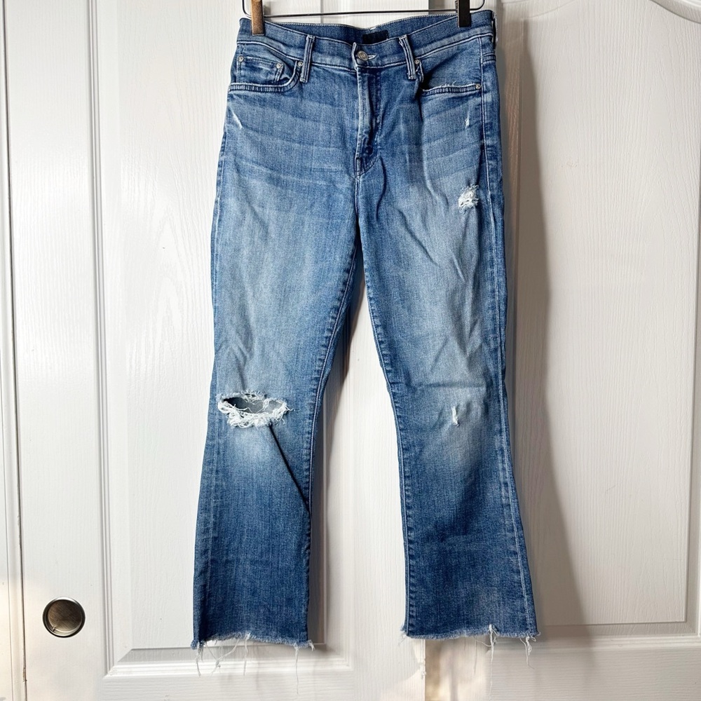 MOTHER Denim Insider Crop Fray in Gypsy Size 29 - Picture 5 of 11